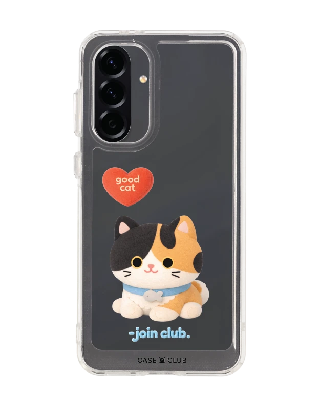 เคสใส samsung galaxy a56 join the club heartful แมวสามสี
