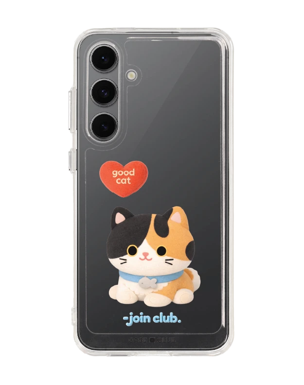 เคสใส samsung s24 fe join the club heartful แมวสามสี