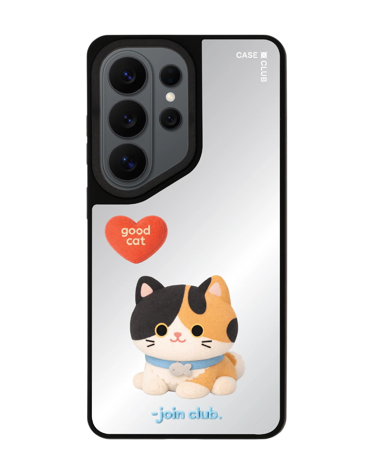 เคสกระจก samsung s26 ultra matte magsafe join the club heartful แมวสามสี