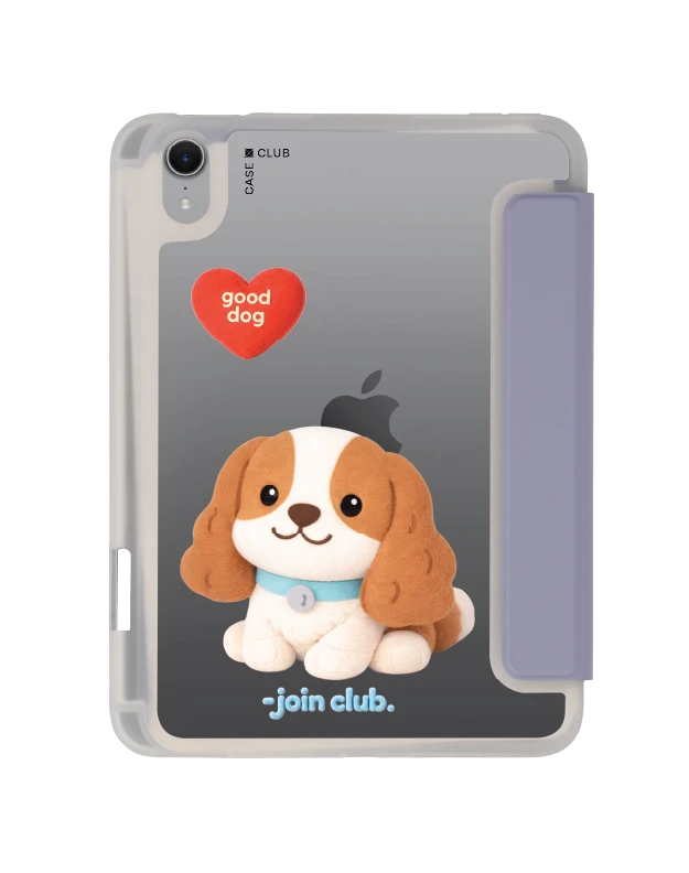 เคสใส ipad mini 7 สีม่วง join the club heartful คาวาเลียร์ คิง ชาลส์ สแปเนียล