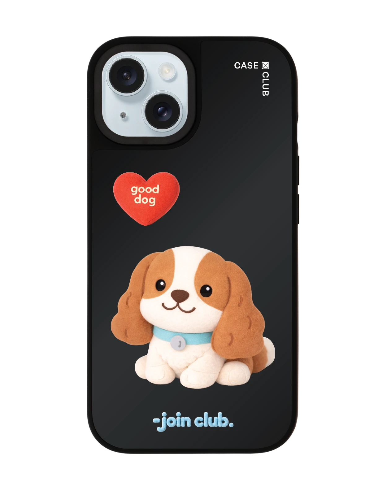เคสกระจก iphone 15 matte magsafe join the club heartful คาวาเลียร์ คิง ชาลส์ สแปเนียล