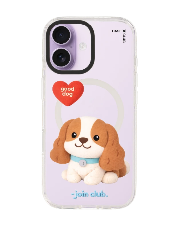 เคสใส iphone 17 clear case magsafe shield join the club heartful คาวาเลียร์ คิง ชาลส์ สแปเนียล