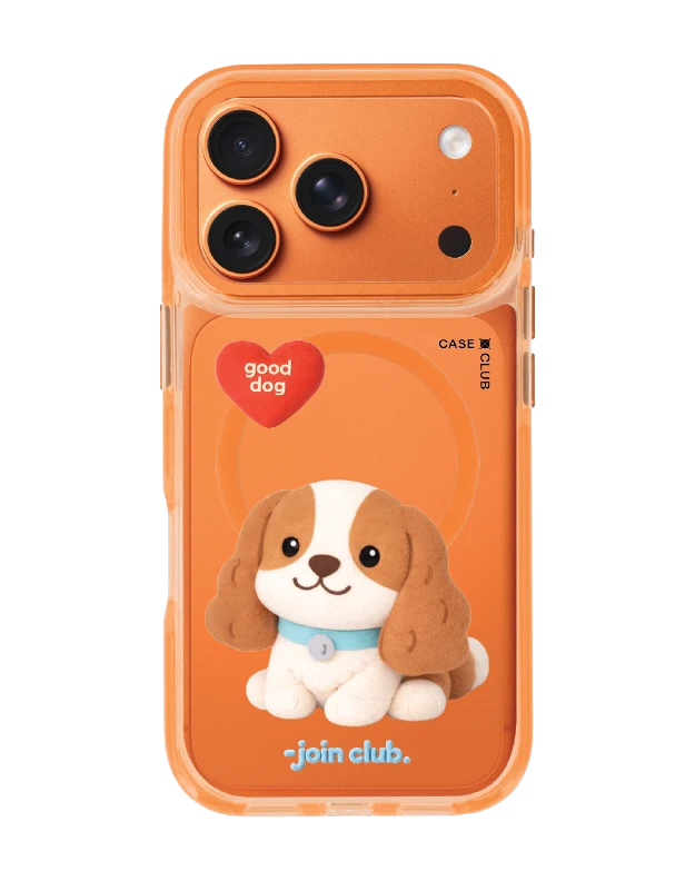 iphone 17 pro clear orange magsafe join the club heartful cavalier