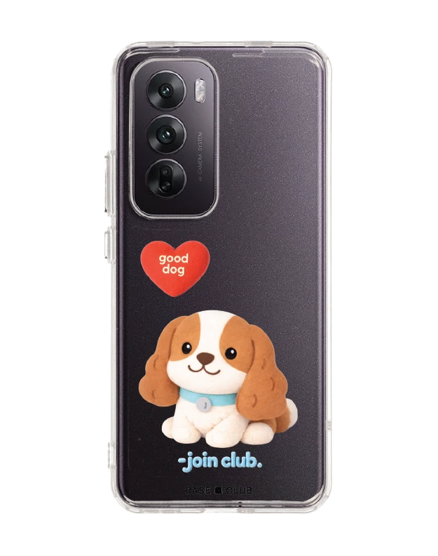oppo reno 12 clear case join the club heartful cavalier