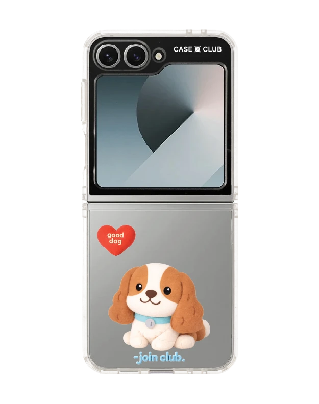 samsung galaxy z flip 6 clear case join the club heartful cavalier