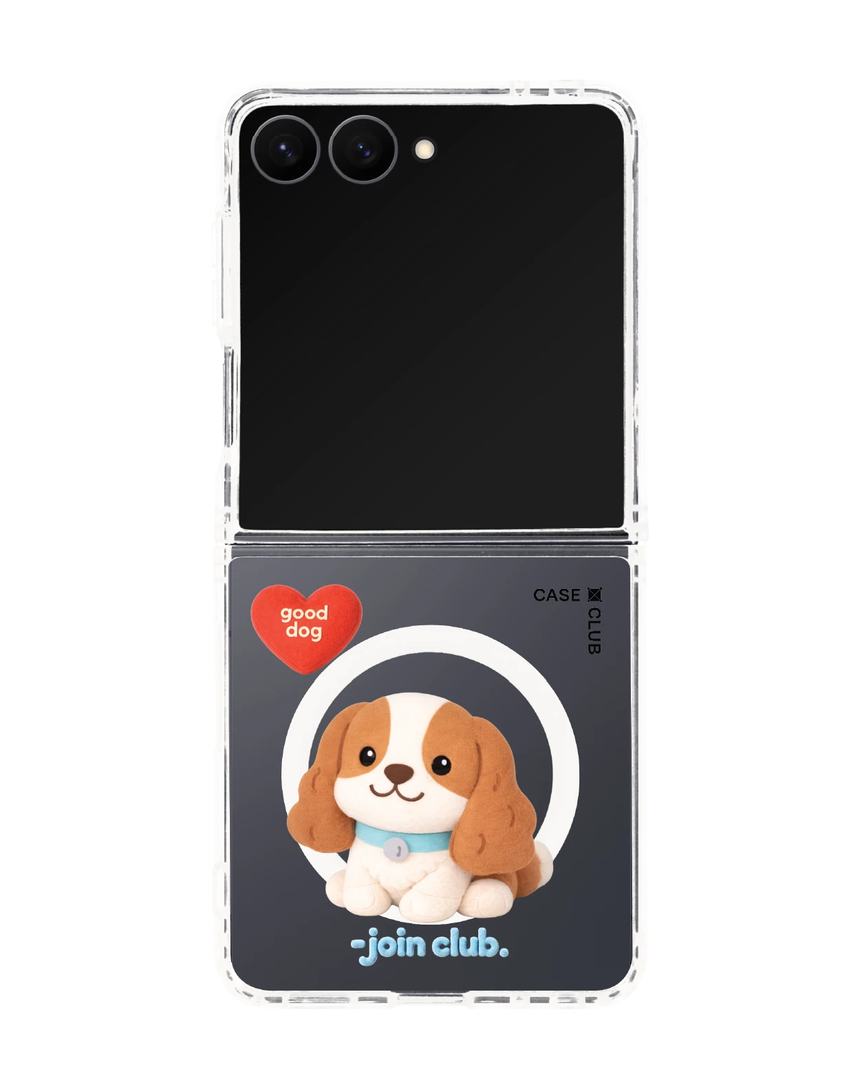 samsung galaxy z flip 8 clear magsafe join the club heartful cavalier