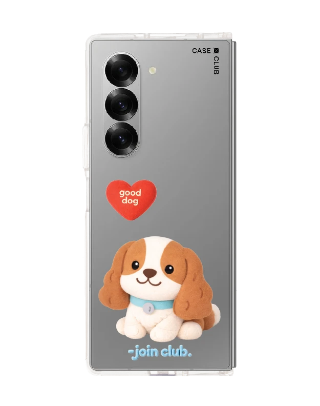 samsung galaxy z fold 6 clear case join the club heartful cavalier