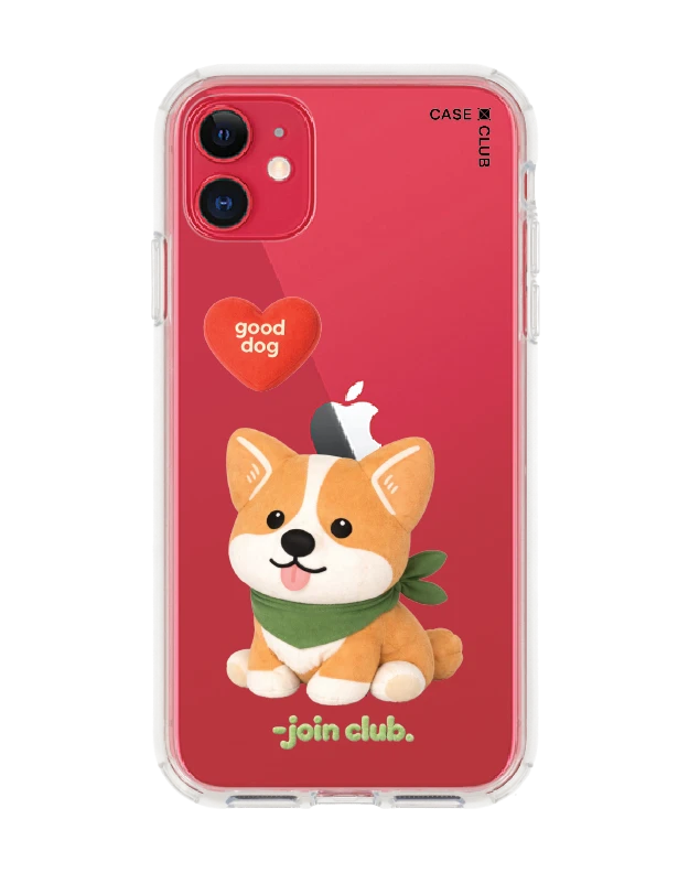 เคสใส iphone 11 join the club heartful คอร์กี้