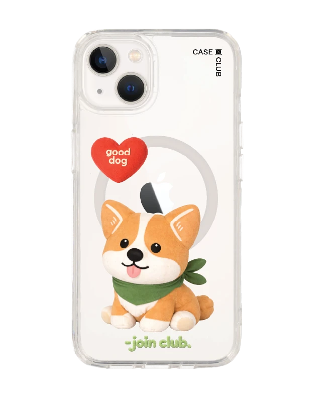 เคสใส iphone 13 magsafe join the club heartful คอร์กี้