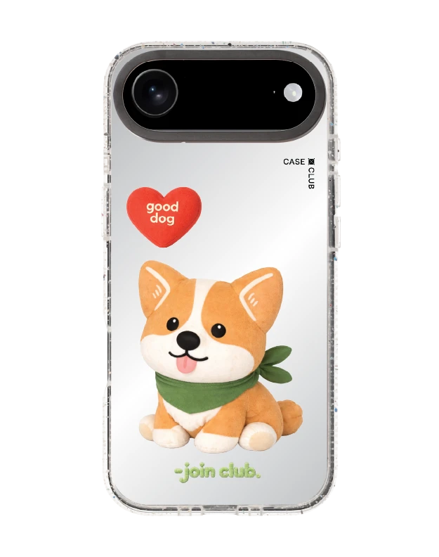 iphone air clear mirror magsafe join the club heartful corgi
