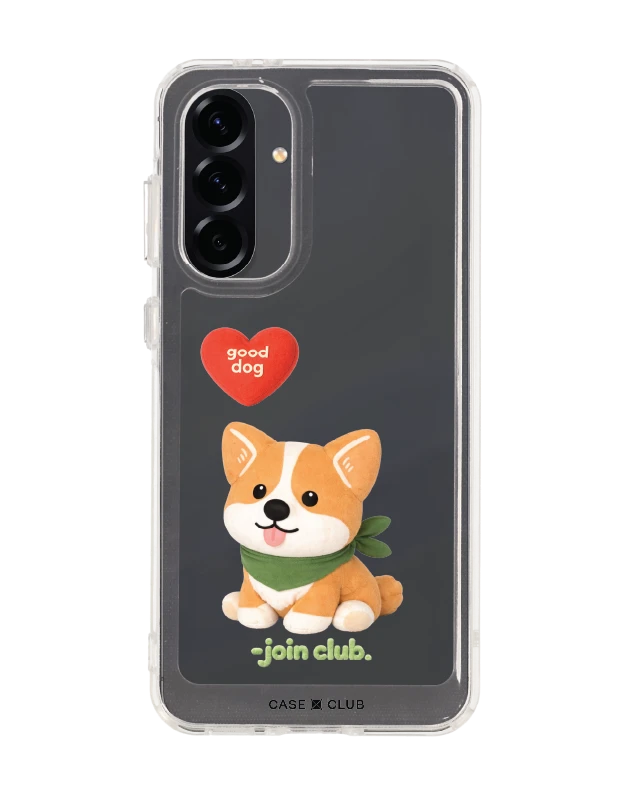 เคสใส samsung galaxy a56 join the club heartful คอร์กี้