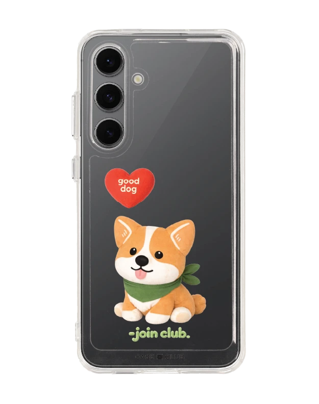 เคสใส samsung s24 fe join the club heartful คอร์กี้