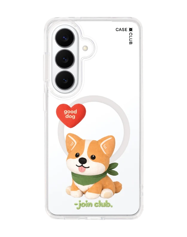 samsung galaxy s26 clear magsafe join the club heartful corgi