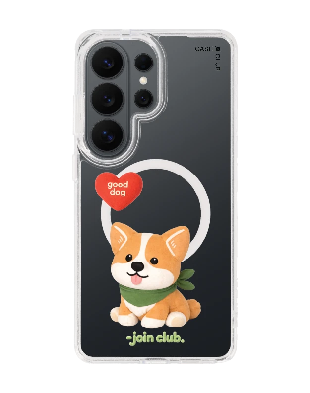 เคสใส samsung galaxy s26 ultra clear magsafe join the club heartful คอร์กี้