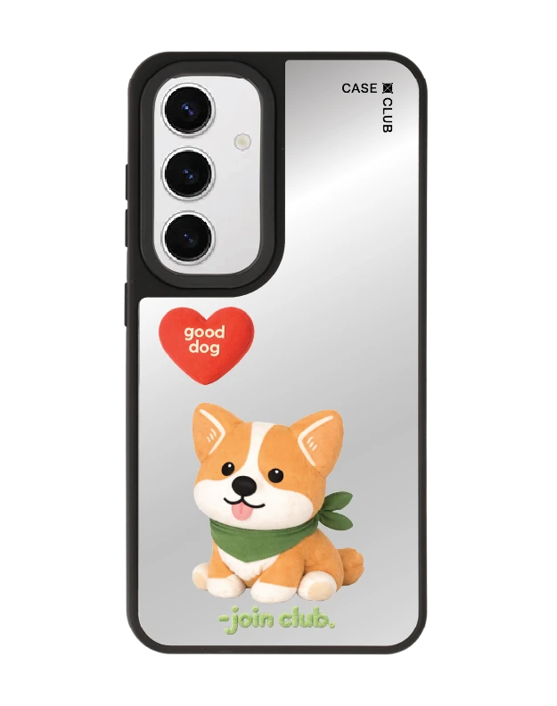 samsung s24 matte mirror magsafe join the club heartful corgi