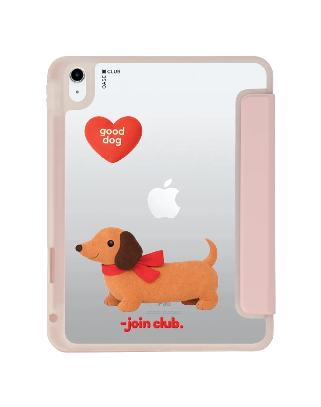 เคสใส ipad gen 10th/11th 2025 สีชมพู join the club heartful ดัชชุน