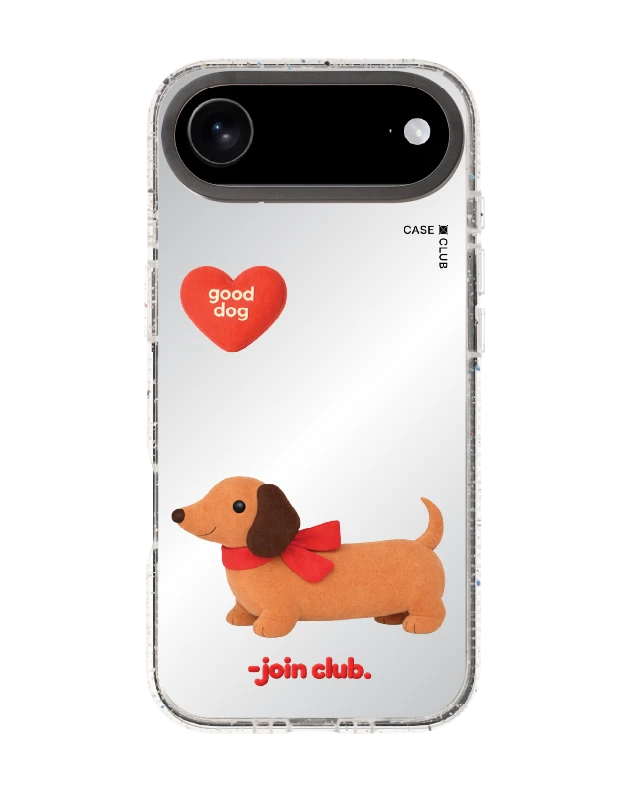iphone air clear mirror magsafe join the club heartful dachshund