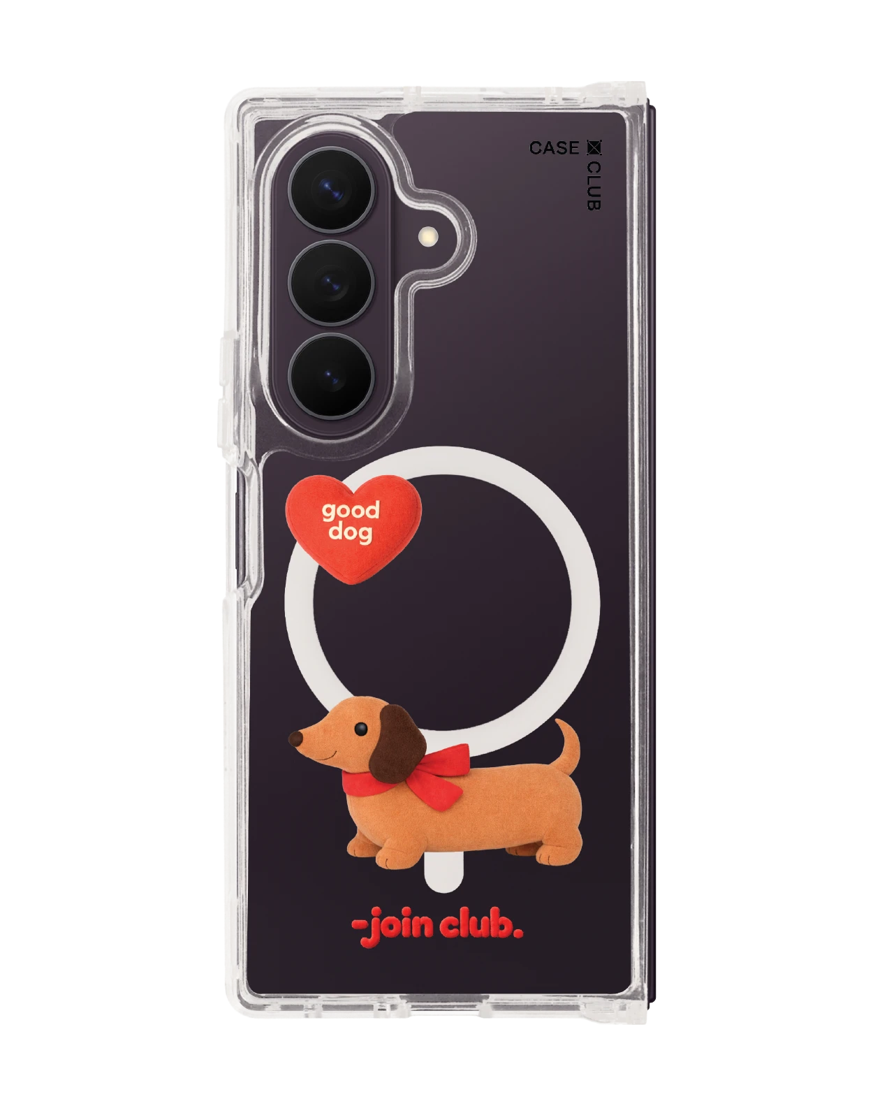 เคสใส samsung galaxy z fold 8 ultra magsafe jtc heartful ดัชชุน