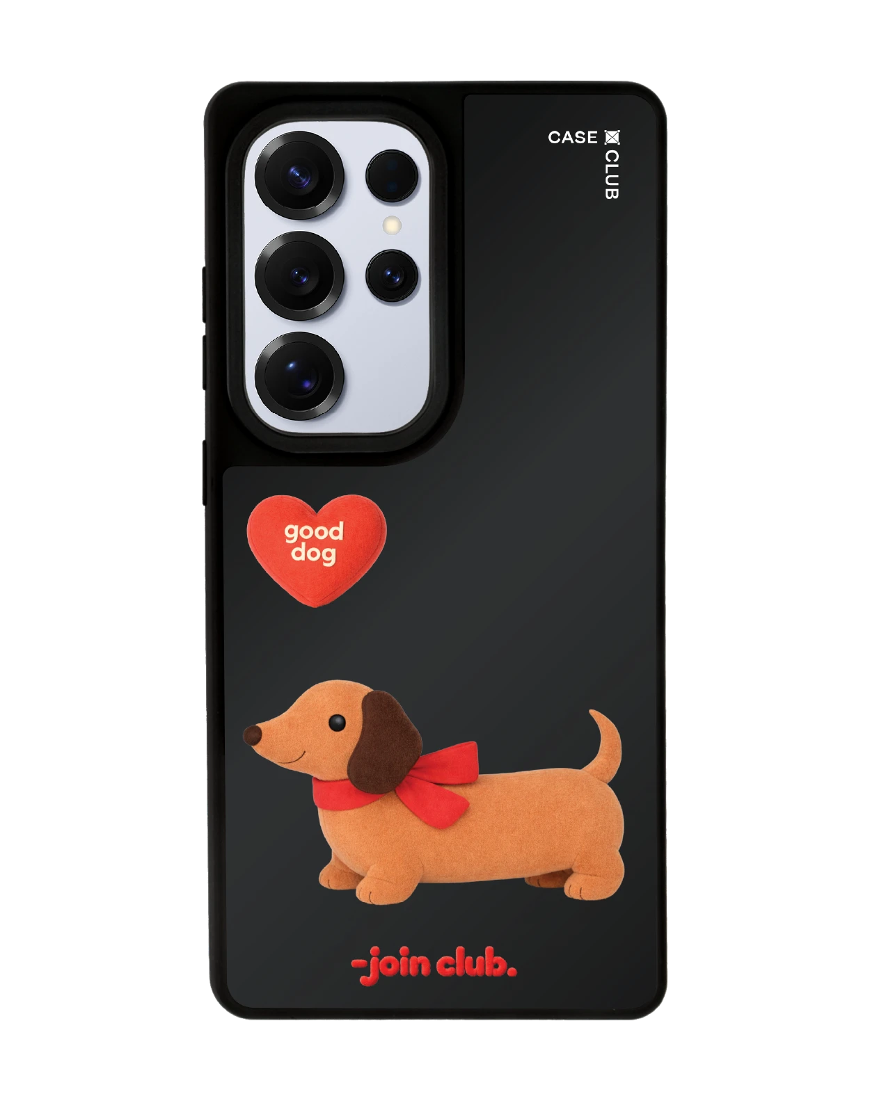 samsung s25 ultra matte black mirror magsafe join the club heartful dachshund