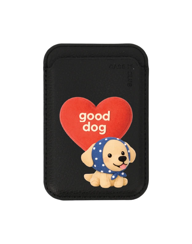 กระเป๋าใส่บัตร magsafe ดำ join the club heartful โกลเด้นลาบราดอร์ รีทริฟเวอร์