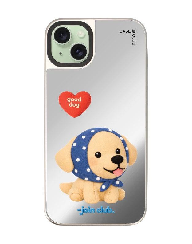 iphone 15 plus mirror magsafe join the club heartful golden labrador retriever