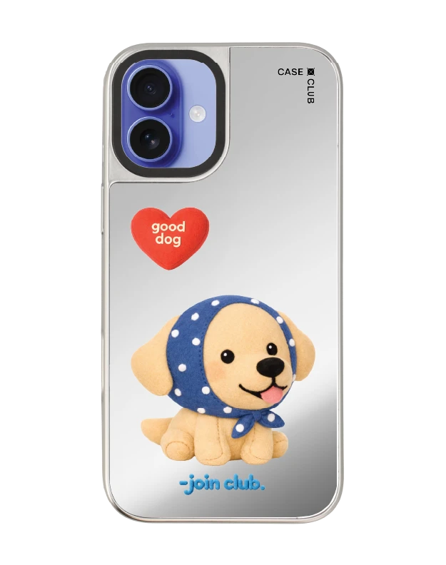 iphone 16 plus mirror case magsafe join the club heartful golden labrador retriever
