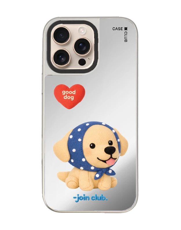 iphone 16 pro max mirror case magsafe join the club heartful golden labrador retriever