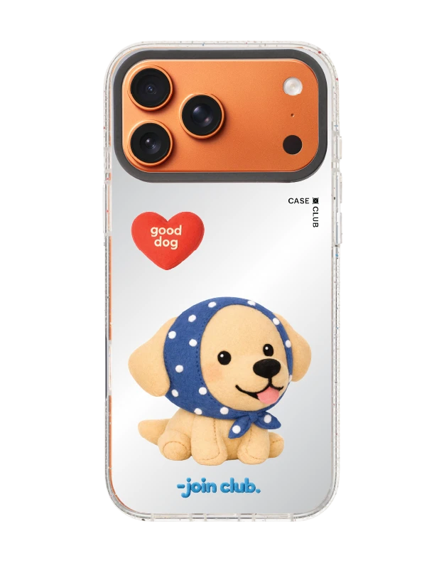 iphone 17 pro max clear mirror magsafe join the club heartful golden labrador retriever