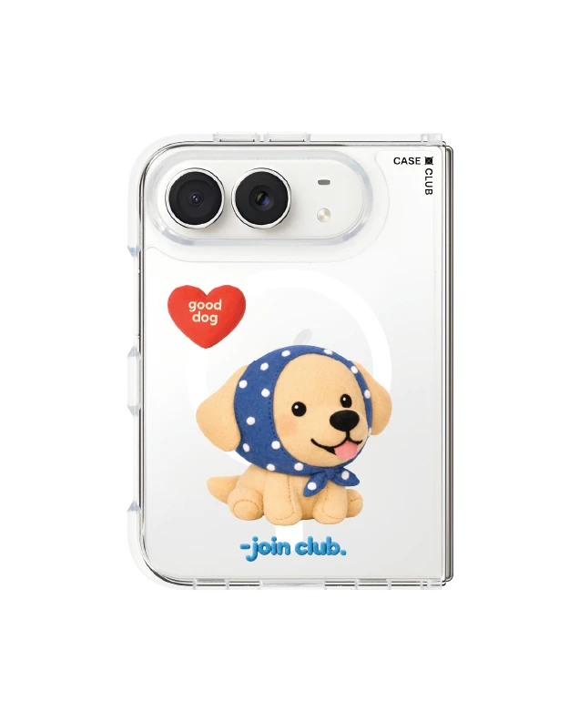 iphone duo clear magsafe join the club heartful golden labrador retriever