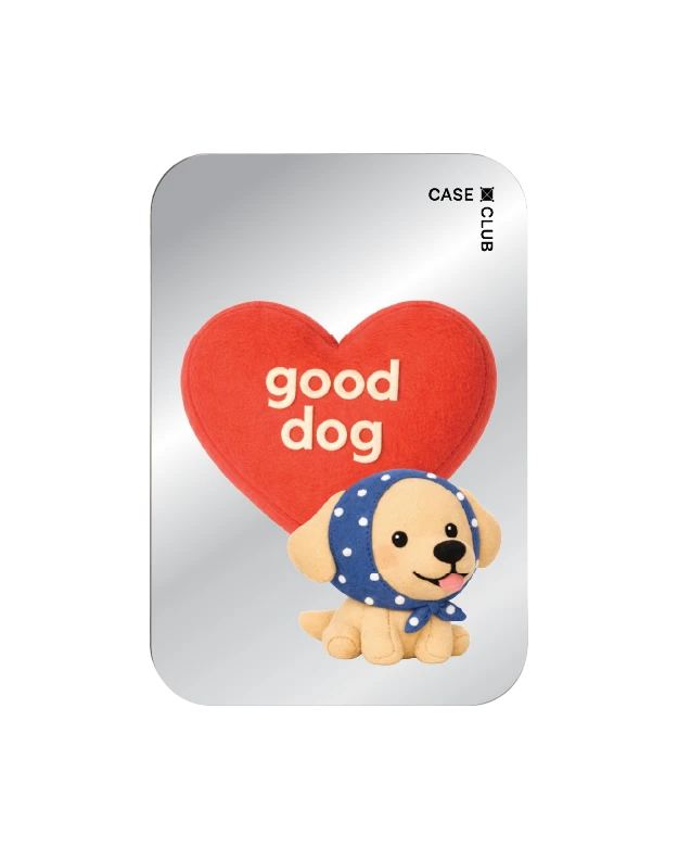 magnetic mirror cardholder stand join the club heartful golden labrador retriever
