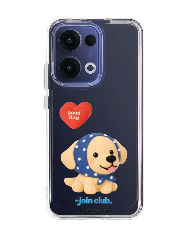 oppo reno 13 clear case join the club heartful golden labrador retriever