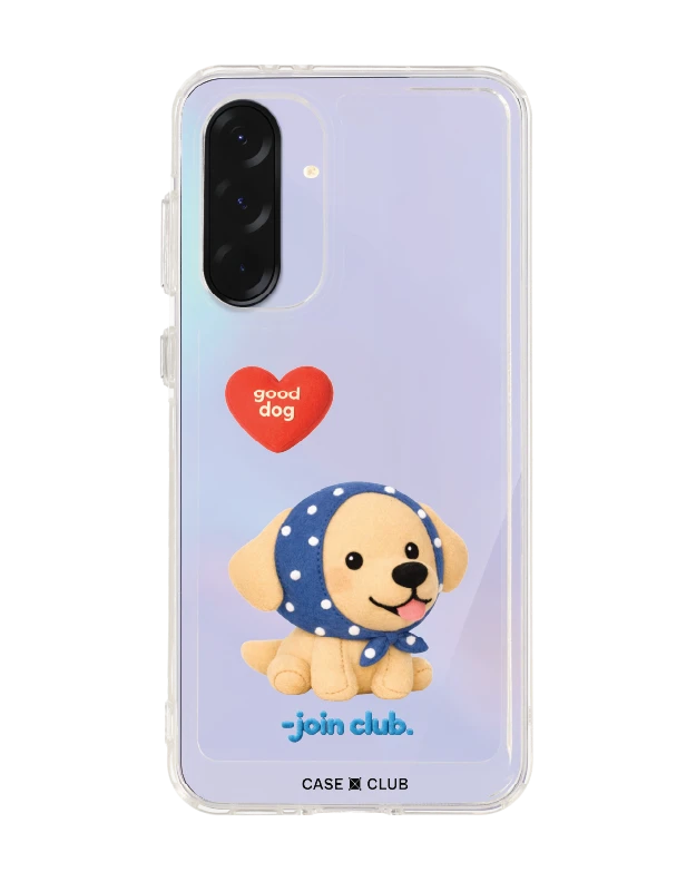 samsung galaxy a36 clear case join the club heartful golden labrador retriever