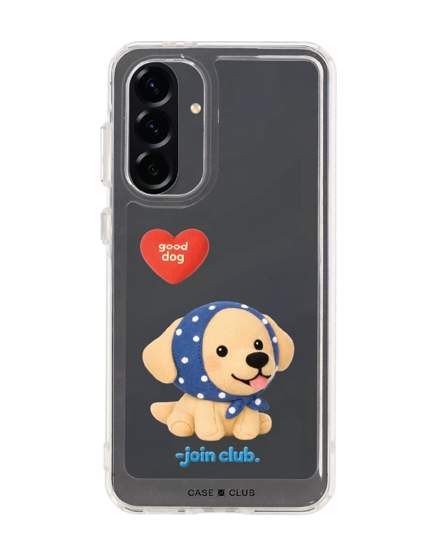 samsung galaxy a56 clear case join the club heartful golden labrador retriever