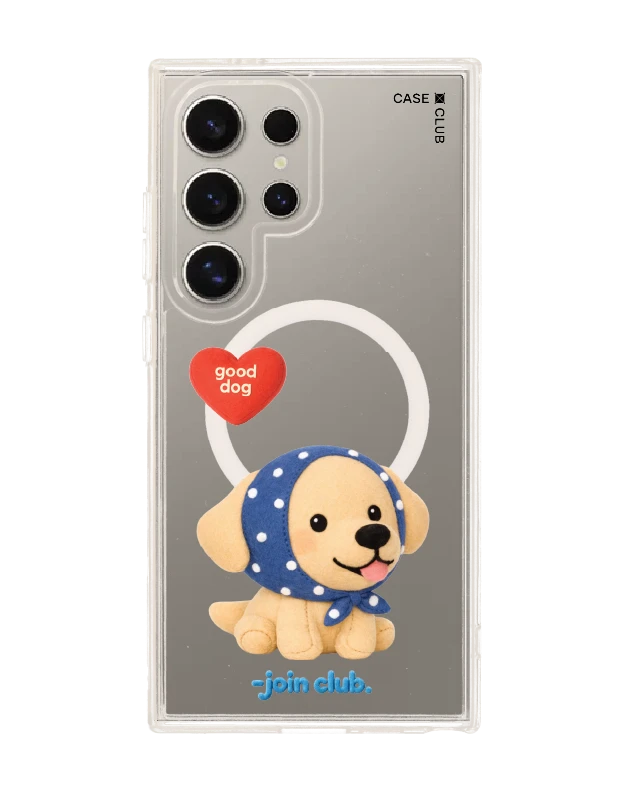 samsung galaxy s24 ultra clear magsafe join the club heartful golden labrador retriever