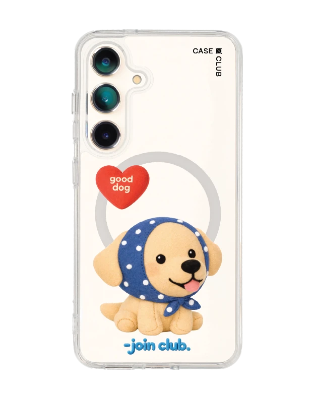 samsung galaxy s25 clear magsafe join the club heartful golden labrador retriever