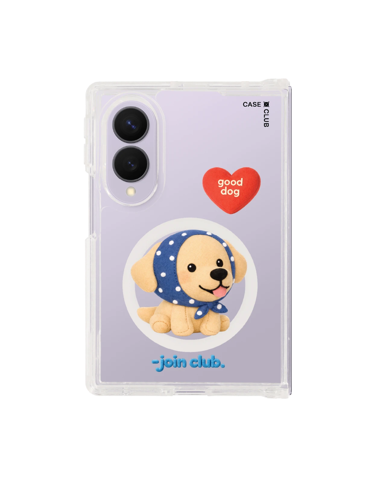 เคสใส samsung galaxy z fold 8 magsafe jtc heartful โกลเด้นลาบราดอร์
