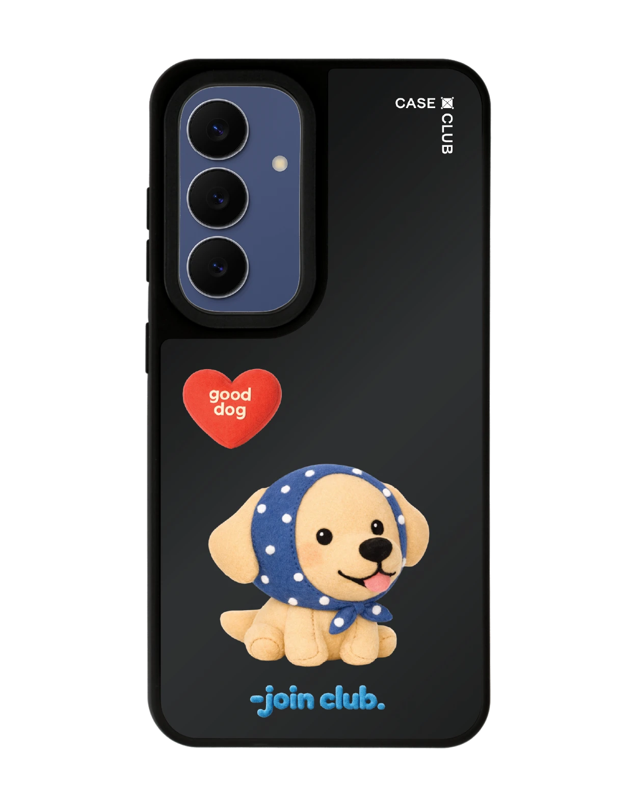 samsung s24 matte black mirror magsafe join the club heartful golden labrador retriever