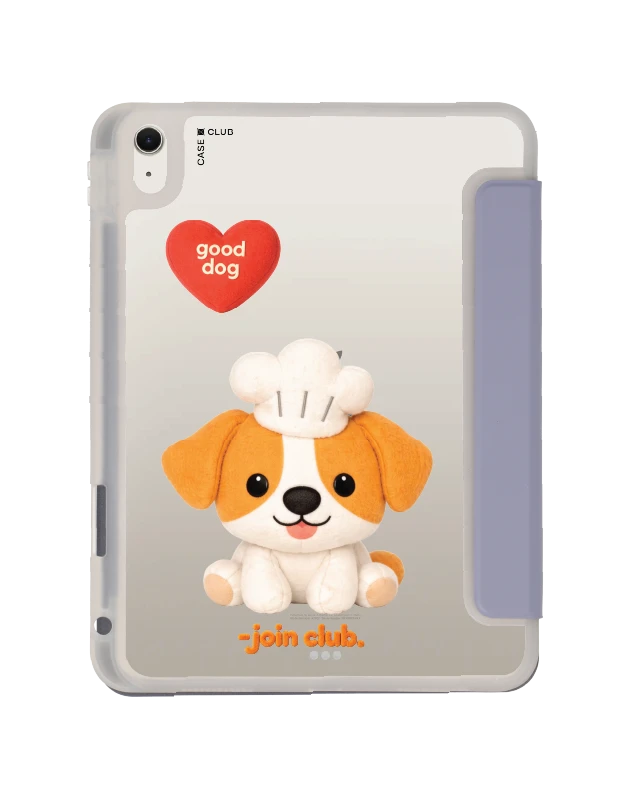 เคสใส ipad air4/5/6/7 11" 2025 (m2/m3) สีม่วง join the club heartful แจ็ครัสเซลล์ เทอร์เรีย