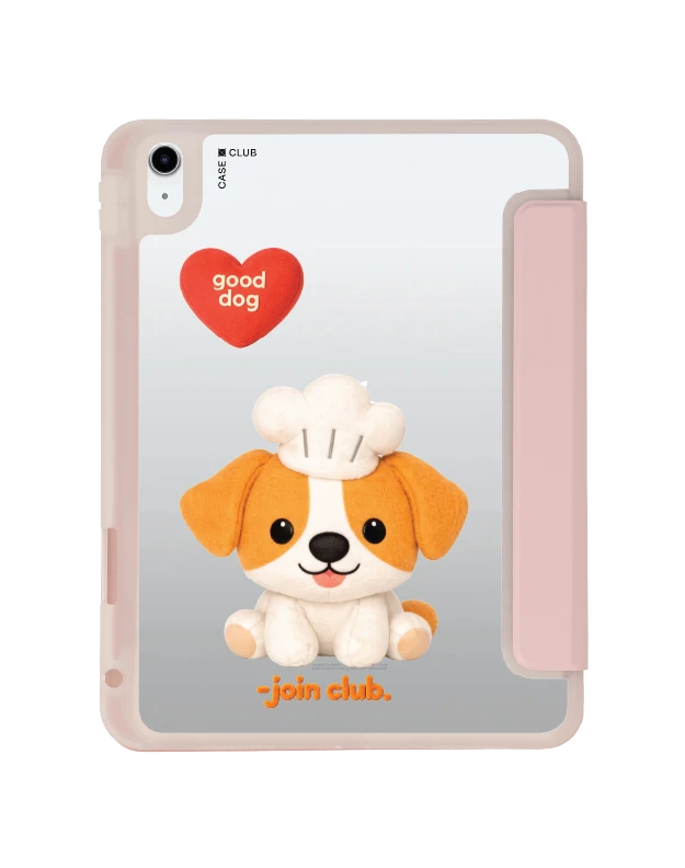 เคสใส ipad gen 10th/11th 2025 สีชมพู join the club heartful แจ็ครัสเซลล์ เทอร์เรีย