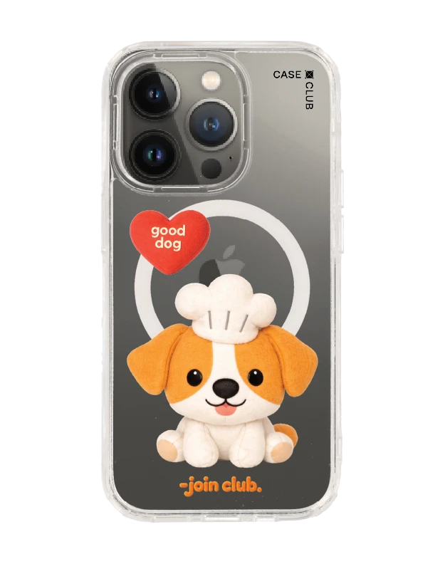 iphone 14 pro clear magsafe join the club heartful jack russell terrier