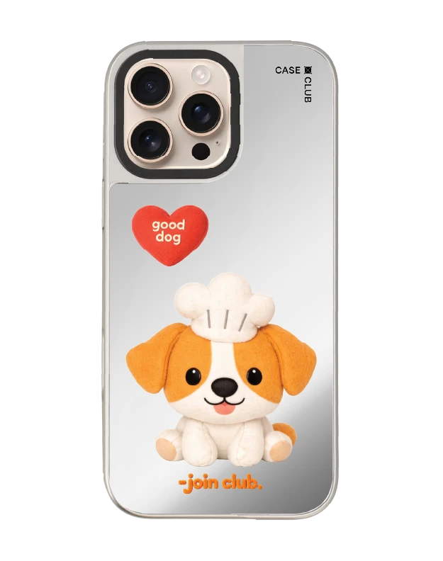iphone 16 pro max mirror case magsafe join the club heartful jack russell terrier