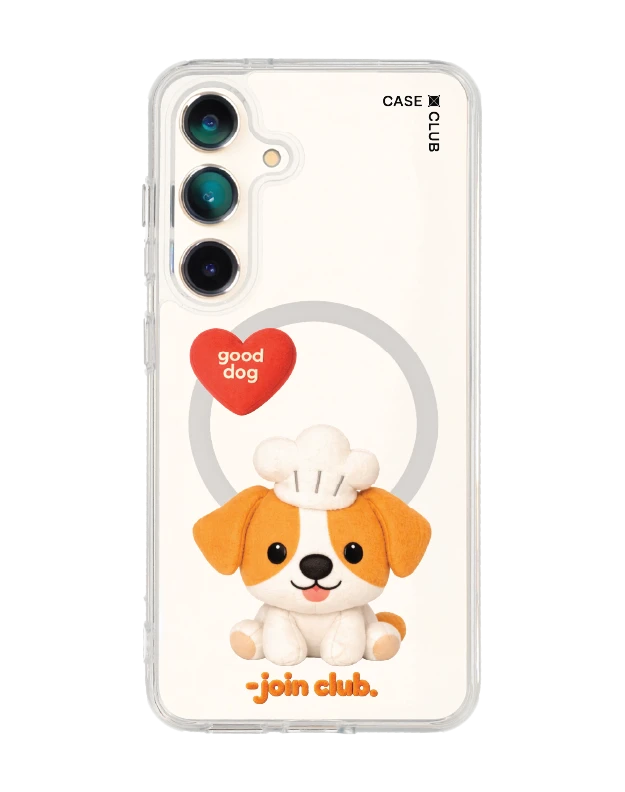 samsung galaxy s25 clear magsafe join the club heartful jack russell terrier