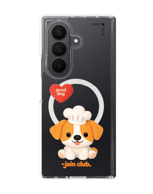 samsung galaxy z fold 7 clear magsafe join the club heartful jack russell terrier