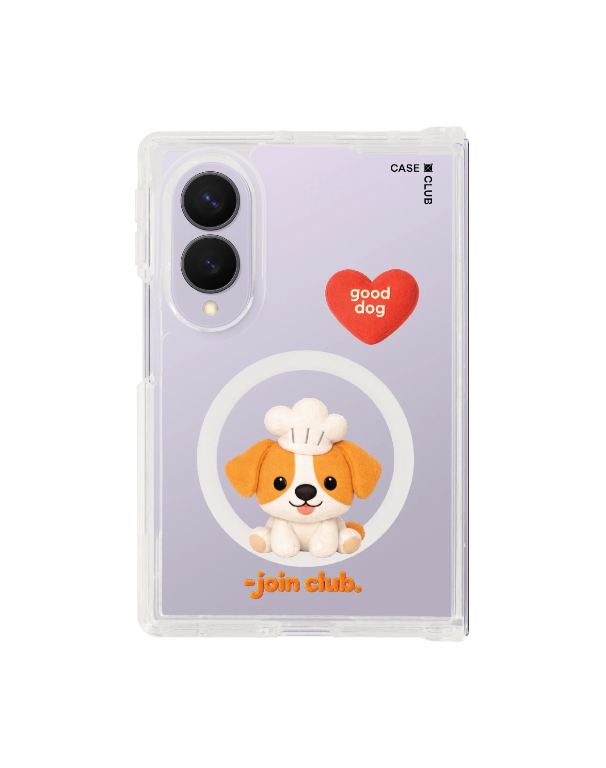 เคสใส samsung galaxy z fold 8 magsafe jtc heartful แจ็ครัสเซลล์
