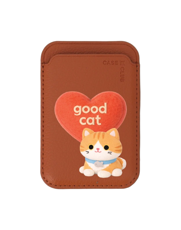 join the club heartful orange cat