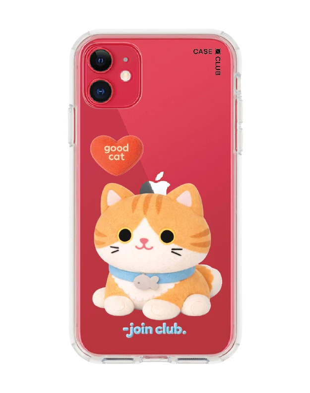 เคสใส iphone 11 join the club heartful แมวส้ม