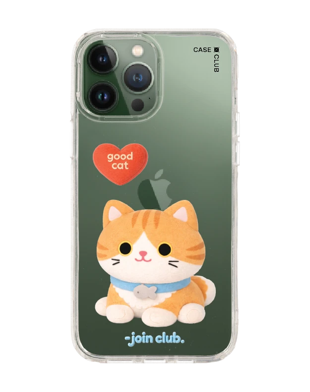 เคสใส iphone 13 pro max join the club heartful แมวส้ม