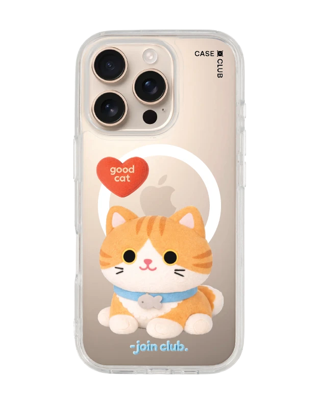 เคสใส iphone 16 pro magsafe join the club heartful แมวส้ม
