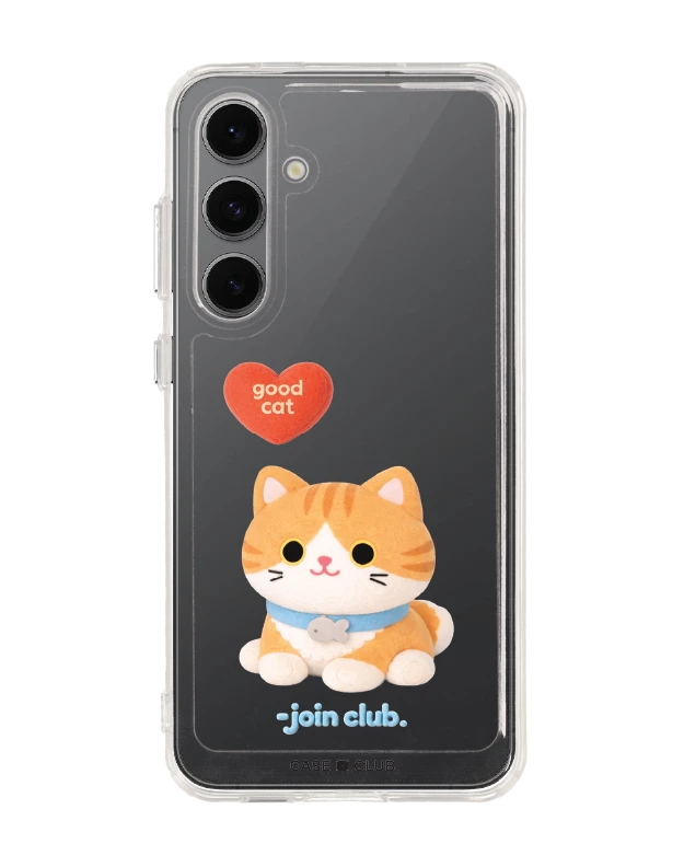 เคสใส samsung s24 fe join the club heartful แมวส้ม