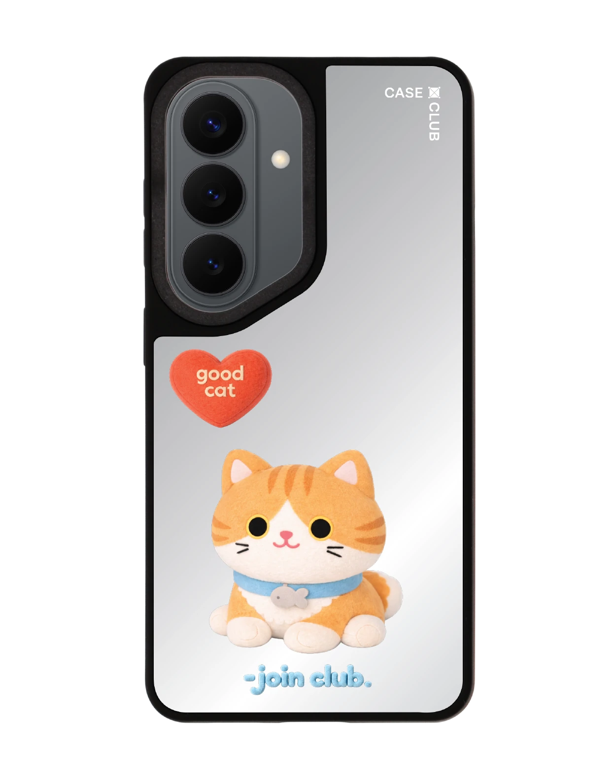 samsung s26 matte mirror magsafe join the club heartful orange cat